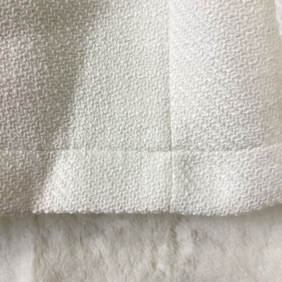 J.Crew White Tweed Lady Jacket with Gold Buttons - Picture 9 of 16